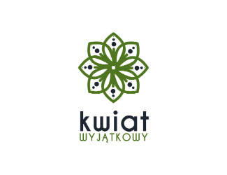 Projekt logo dla firmy wyjątkowy kwiat | Projektowanie logo